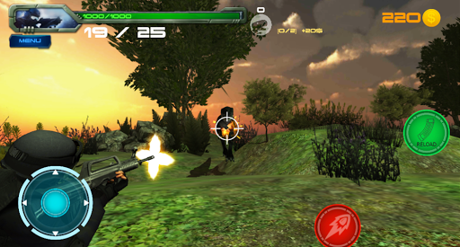 Android application Jurassic 3D : Dinosaur Hunter screenshort
