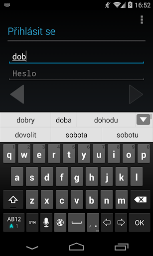Android application Wnn Czech Pack screenshort