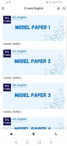 O/L English (10 & 11 ශ්‍රේණි) Screen 2