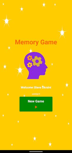 Android application Memory Game screenshort
