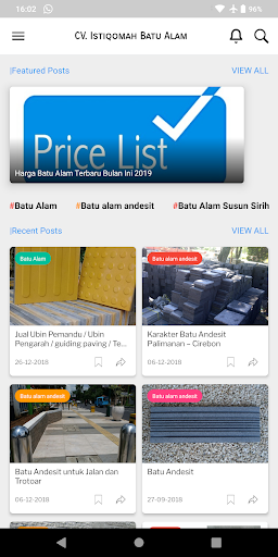 Batu Alam - CV. Istiqomah Screen 2