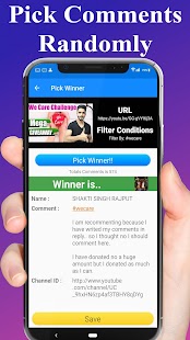 Comment Picker For Giveaways Screenshot