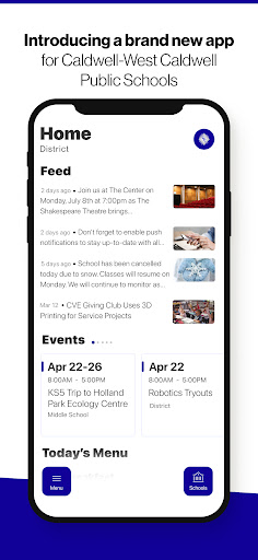 Android application Caldwell-West Caldwell Schools screenshort