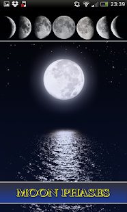 Фази на луната: Екранна снимка на затъмнението на лунния календар