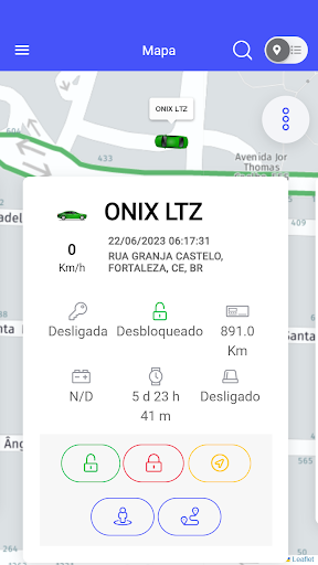 Android application Harpia Monitoramento Veicular screenshort