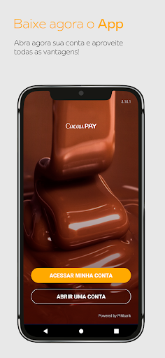 Android application CacauPay screenshort