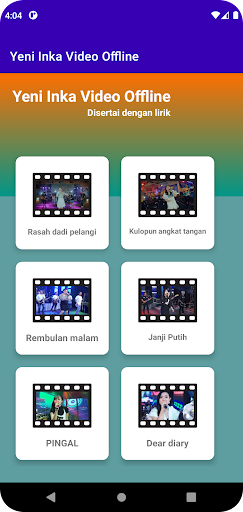 Android application Yeni Inka Video Offline screenshort