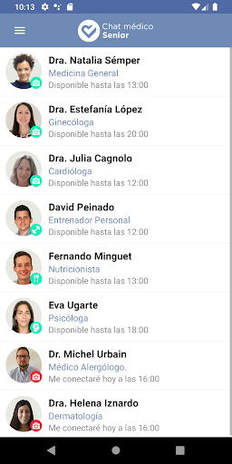 Chat Médico Senior Screen 3