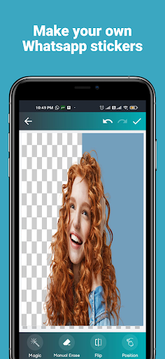 Android application Wella - sticker maker screenshort