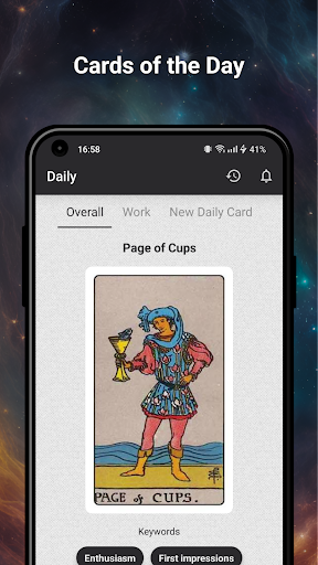Screenshot of Tarot Divination - Cards Deck