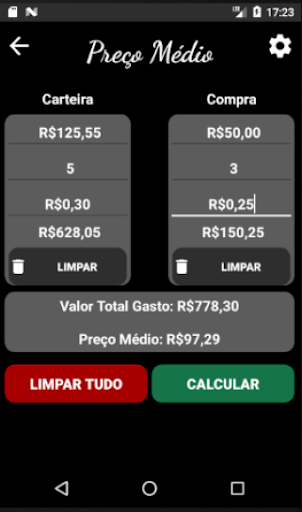 Preço Médio Screen 2