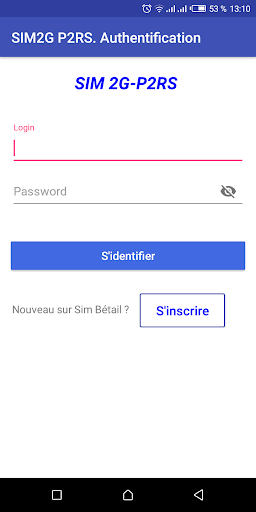 SIM2G - Informations Bétail Screen 2