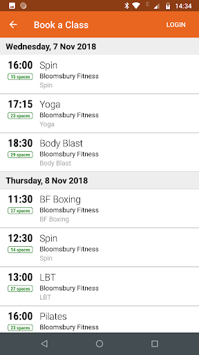 Bloomsbury Fitness Screen 2