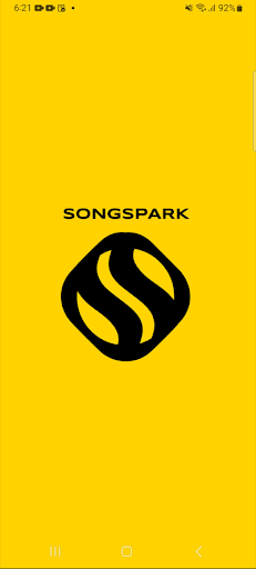 Android application SongSpark Live screenshort