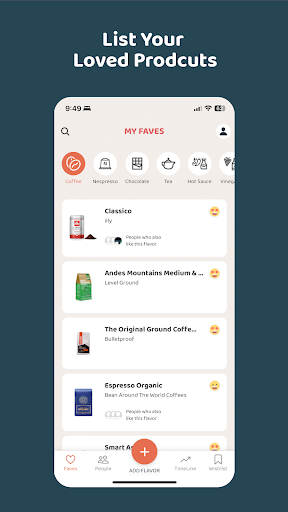 Android application Flavrite screenshort