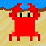 Crab's Invasion 8 bit retro icon