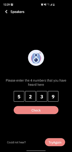 Device Check Screen 2