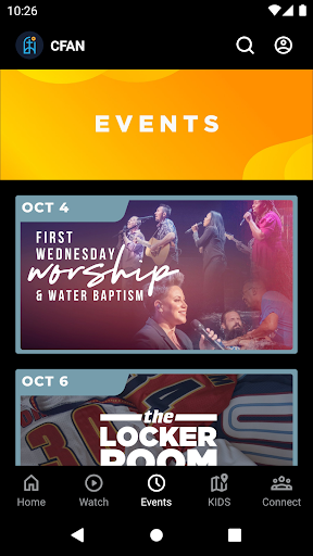 Church For All Nations App Screen 3