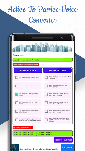 Active to passive voice conver Screen 2