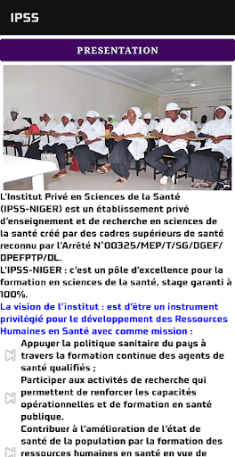 IPSS Santé Screen 3