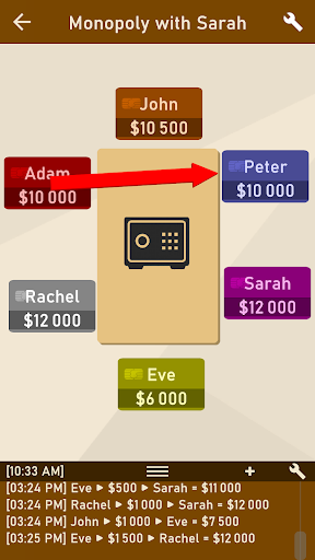 Android application Board Game Banker - Money Bank screenshort