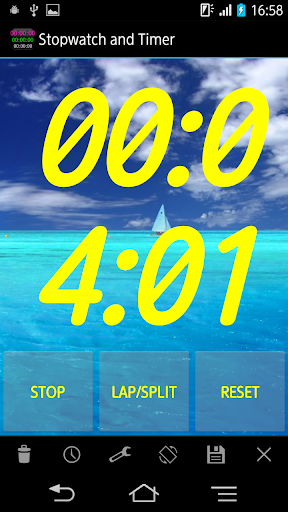 Talking Stopwatch & Timer Screen 3