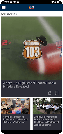 WHIZ Fox5 News Screen 3