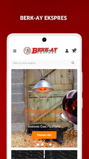 Android application Berkay Ekspres screenshort