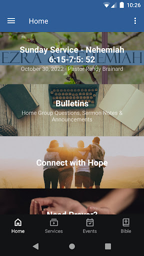 Android application Hope Community Church Tucson screenshort