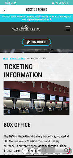 Van Andel Arena Screen 2
