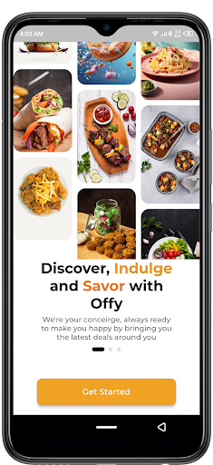 Android application Offy Eats screenshort