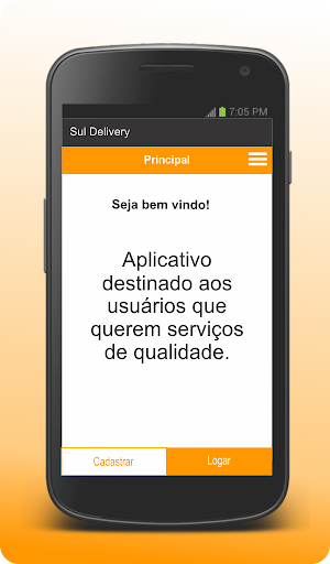 Android application Sul Delivery - Cliente screenshort
