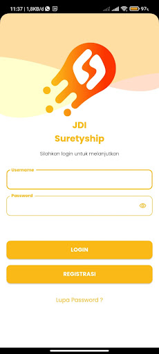 Android application Suretyship Jamkrida Bali screenshort