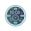 Flat Mint Green For Wear OS icon