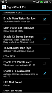 SignalCheck Pro Schermata