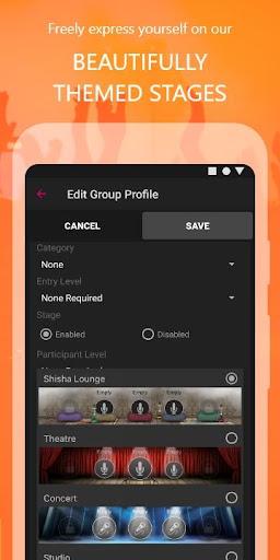 WOLF - Live Audio Shows & Group Chat 10.10.1 APK screenshots 2