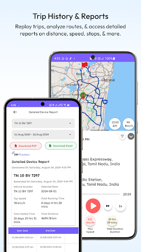 Screenshot of VMTrackers GPS+Mobile Tracking