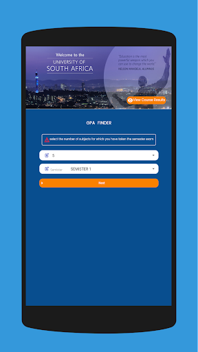 UNISA GPA calculator