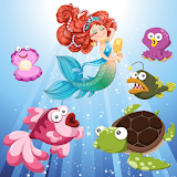 Mermaids and Fishes for Kids ! icon