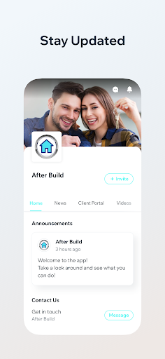 After Build Client App Screen 3