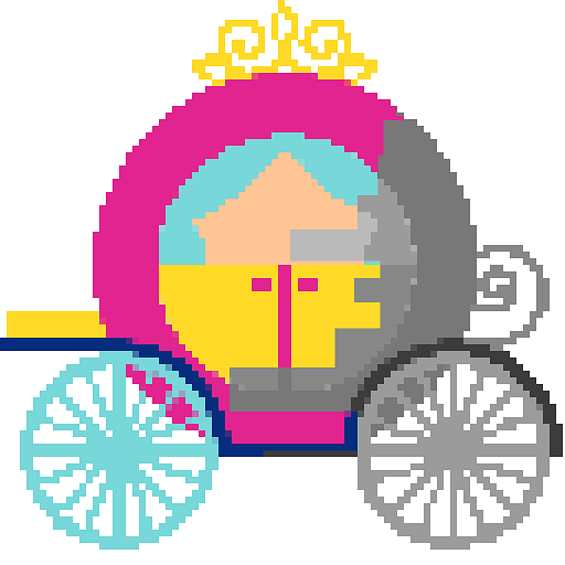 Princess Pixel Art Coloring  Icon