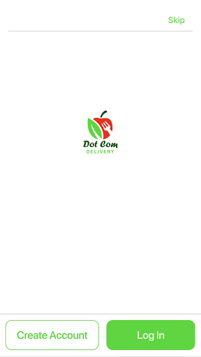 Android application Dot Com Delivery screenshort