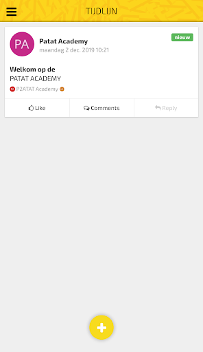 Android application P2ATAT ACADEMY screenshort