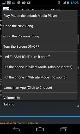 Shake To Do Something Screen 2