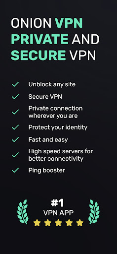 Android application Onion VPN - Fast, Secure Proxy screenshort