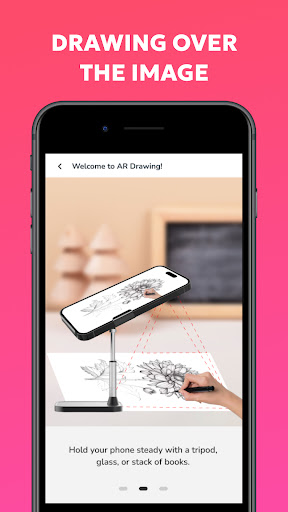 Android application AR Draw : Trace to Sketch screenshort