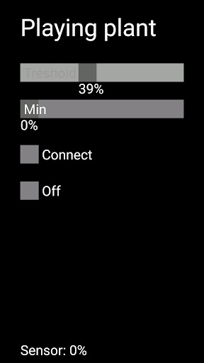 Android application Playing plant screenshort