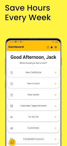 Electrical Certificate App Screen 3