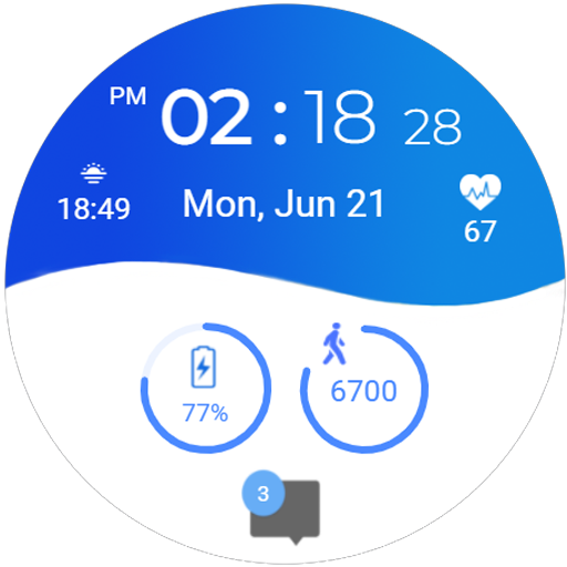 Aqua Watch Face Windows에서 다운로드