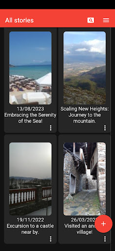 My Stories Screen 2